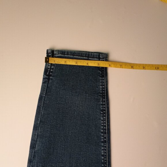 Gap Denim Buttonfly Jeans Size 16 High Rise Skinny Leg Medium Wash - Picture 10 of 10